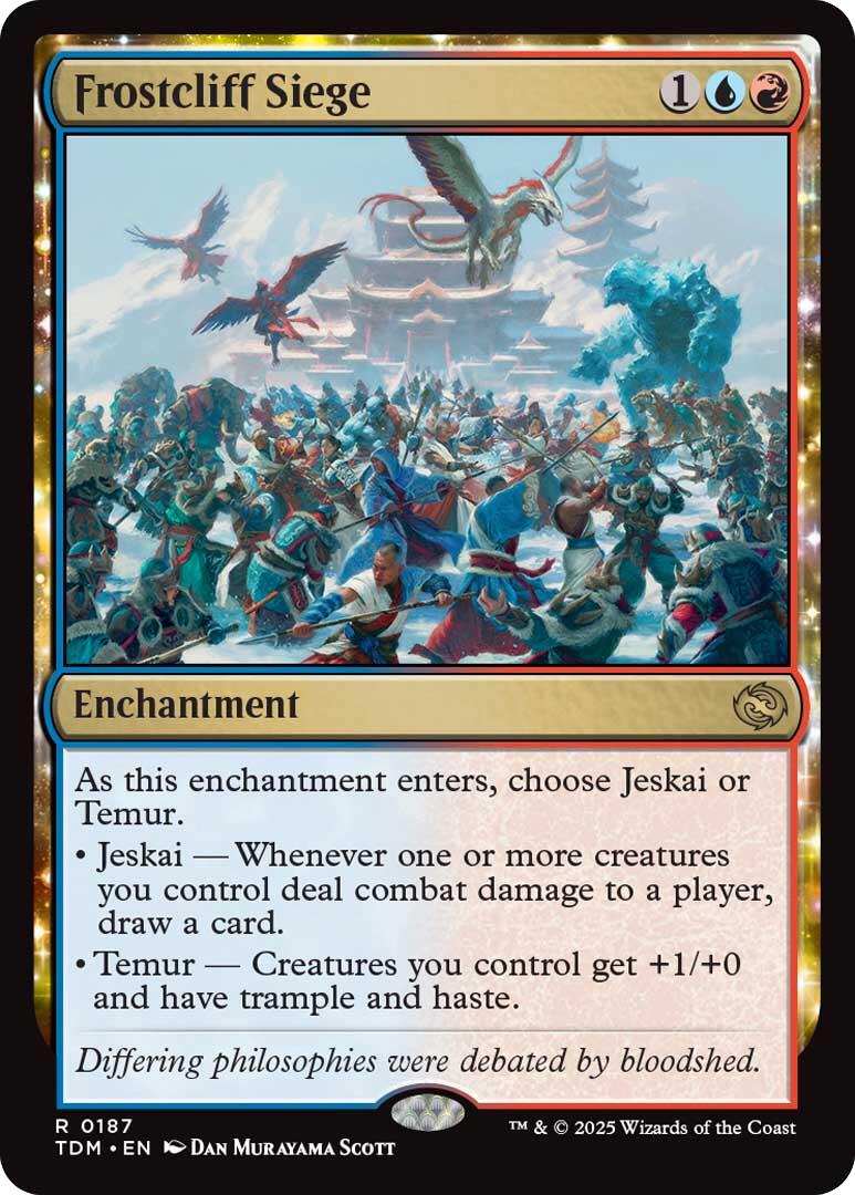 Frosteliff Siege [Tarkir: Dragonstorm] Foil