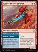Runescale Stormbrood [Tarkir: Dragonstorm] Foil