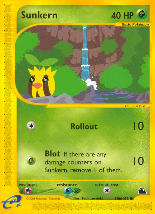 Sunkern (106/144) [Skyridge] Reverse Holofoil
