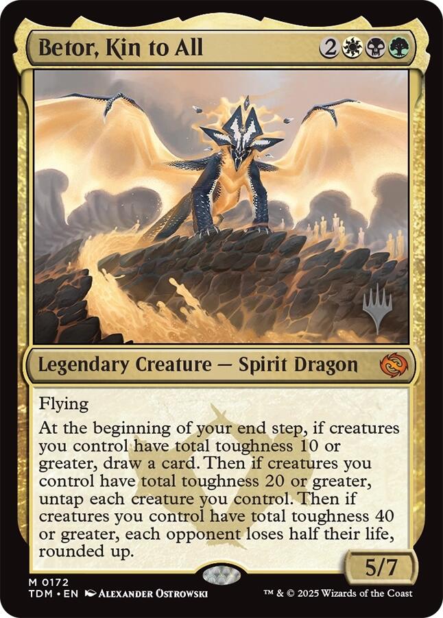 Betor, Kin to All [Tarkir: Dragonstorm Promos] Foil