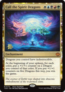 Call the Spirit Dragons [Tarkir: Dragonstorm Prerelease Promos] Foil