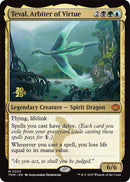 Teval, Arbiter of Virtue [Tarkir: Dragonstorm Prerelease Promos] Foil