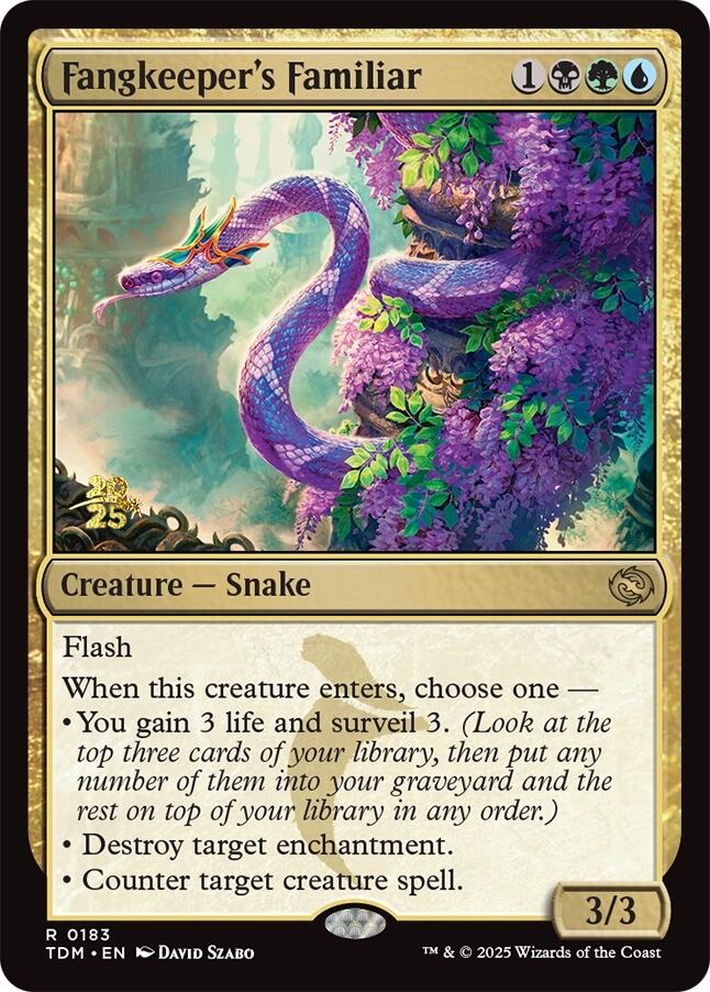 Fangkeeper's Familiar [Tarkir: Dragonstorm Prerelease Promos] Foil