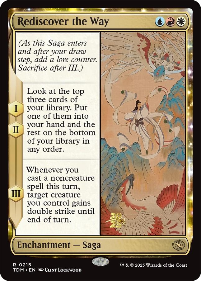 Rediscover the Way [Tarkir: Dragonstorm Prerelease Promos] Foil