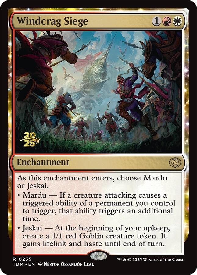 Windcrag Siege [Tarkir: Dragonstorm Prerelease Promos] Foil