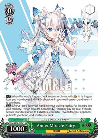 Anne: Miracle Fairy (NIK/S117-E034S SR) [GODDESS OF VICTORY: NIKKE]