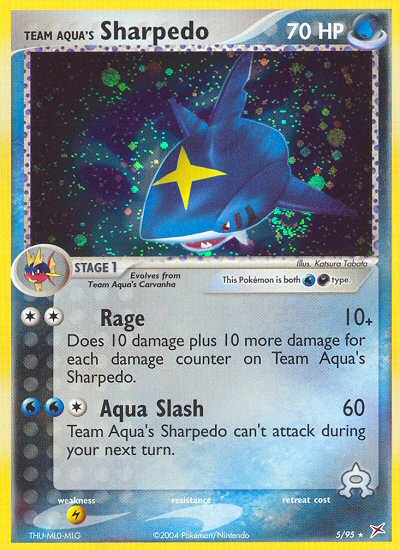 Team Aqua's Sharpedo (5/95) [EX: Team Magma vs Team Aqua] Reverse Holofoil