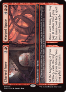 Charred Foyer // Warped Space [Duskmourn: House of Horror] Foil