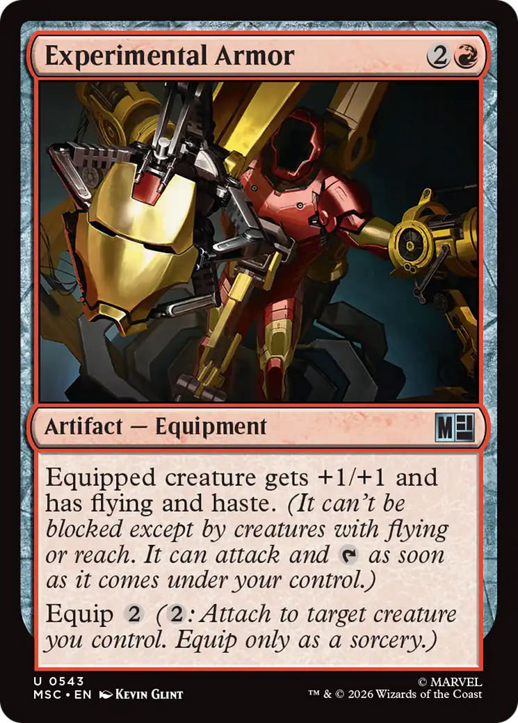 Experimental Armor [Marvel Super Heroes Commander] Foil