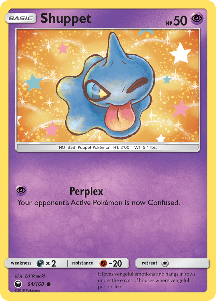 Shuppet (64/168) [Sun & Moon: Celestial Storm] Reverse Holofoil