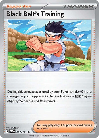 Black Belt's Training (097/131) [Scarlet & Violet: Prismatic Evolutions] Reverse Holofoil
