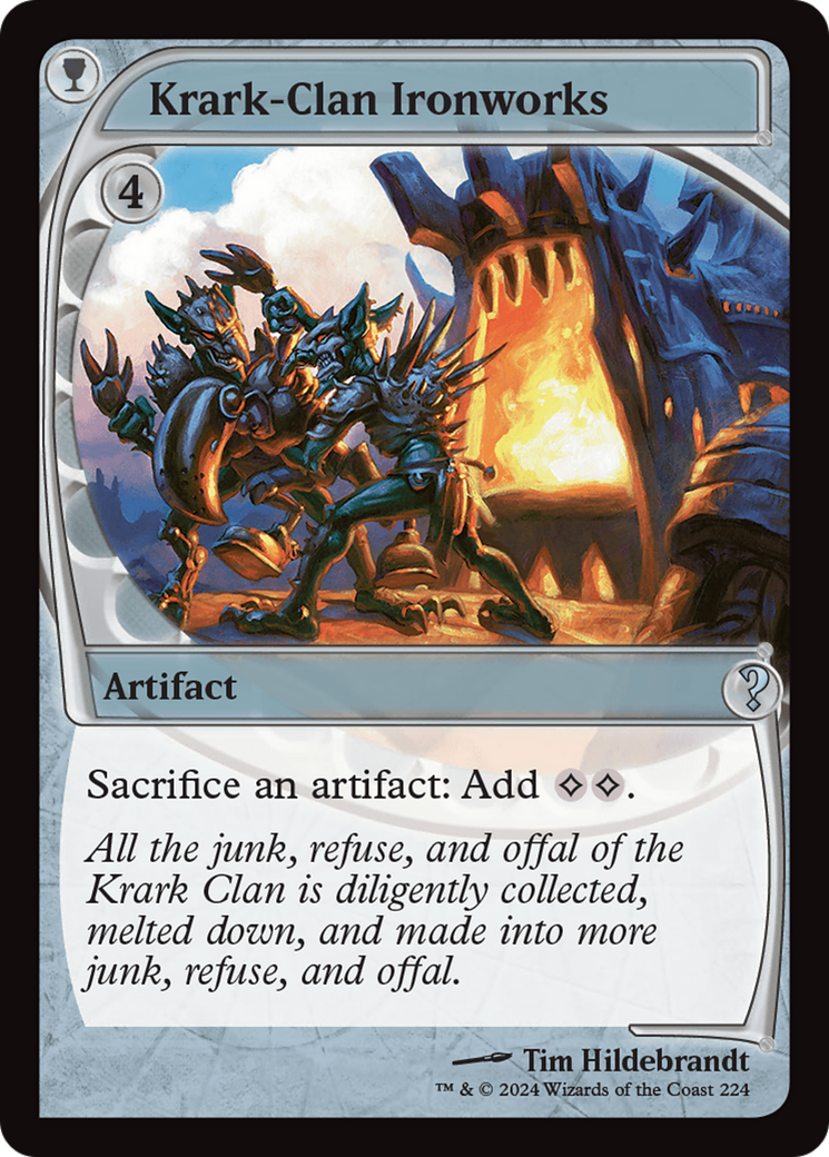Krark-Clan Ironworks (Future Sight) [Mystery Booster 2] Foil