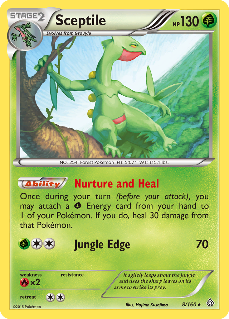 Sceptile (8/160) [XY: Primal Clash] Reverse Holofoil