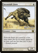 Savannah Lions (Origins 2003) [Oversize Cards] Foil