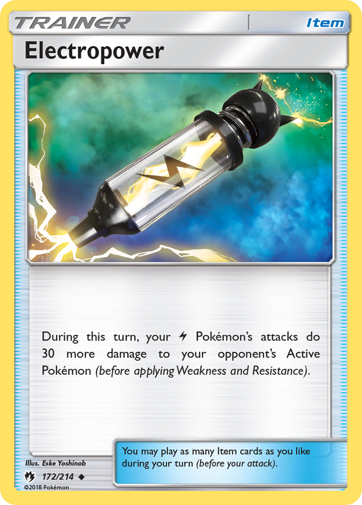 Electropower (172/214) [Sun & Moon: Lost Thunder] Reverse Holofoil