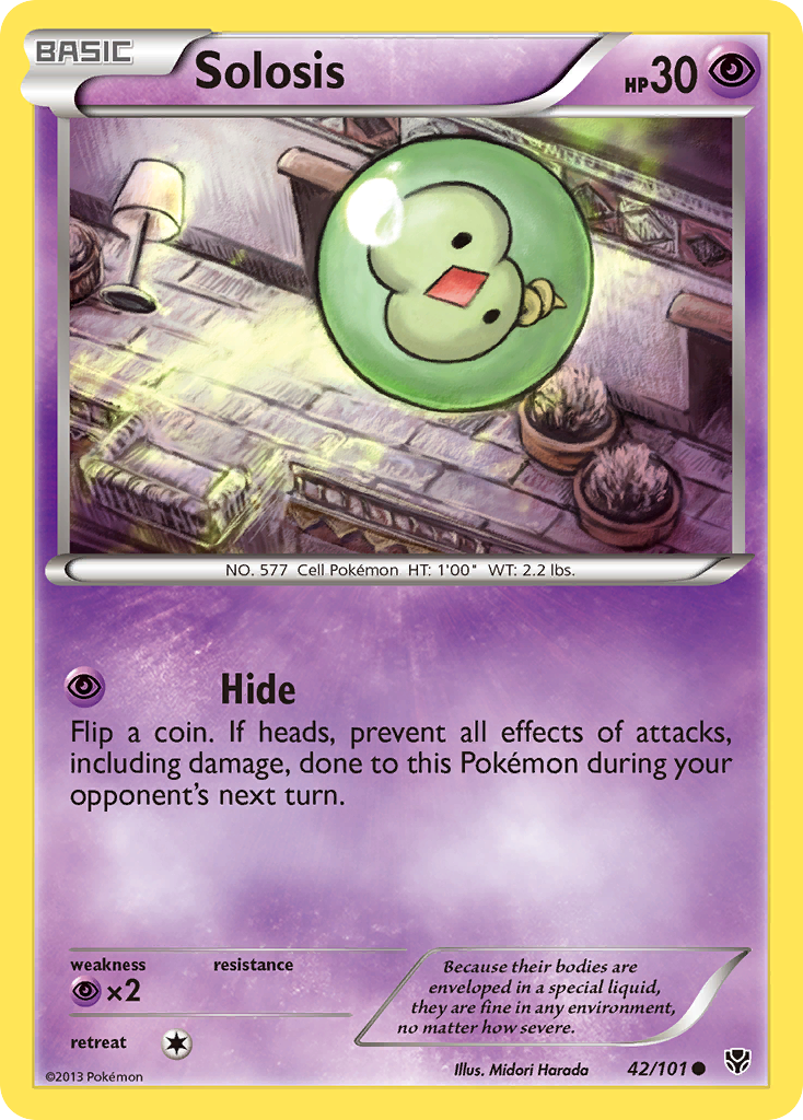 Solosis (42/101) [Black & White: Plasma Blast] Reverse Holofoil