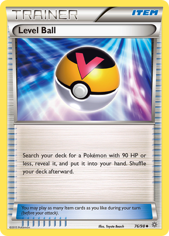 Level Ball (76/98) [XY: Ancient Origins] Reverse Holofoil