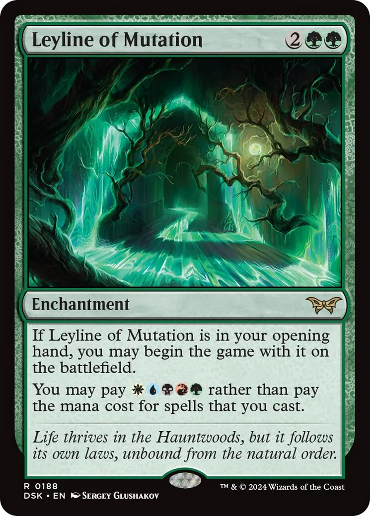 Leyline of Mutation [Duskmourn: House of Horror] Foil