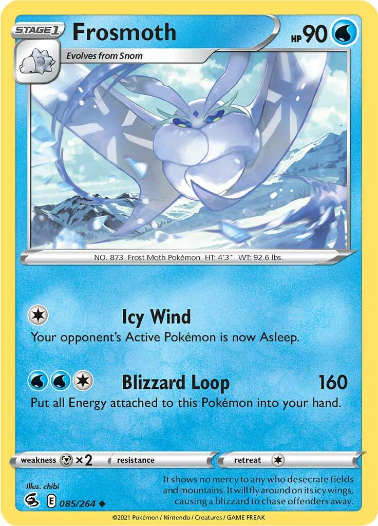 Frosmoth (085/264) [Sword & Shield: Fusion Strike] Reverse Holofoil