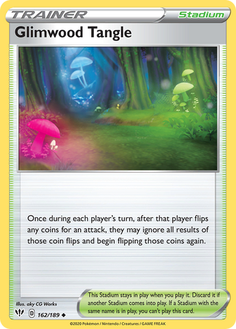 Glimwood Tangle (162/189) [Sword & Shield: Darkness Ablaze] Reverse Holofoil