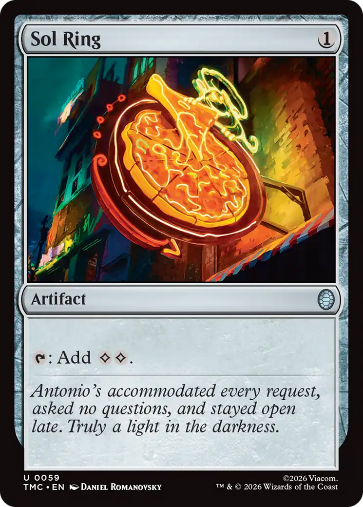 Sol Ring [Teenage Mutant Ninja Turtles Commander] Foil