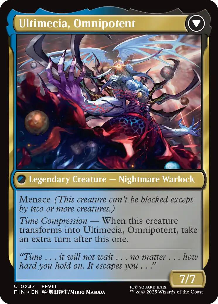 Ultimecia, Time Sorceress // Ultimecia, Omnipotent [FINAL FANTASY] Foil