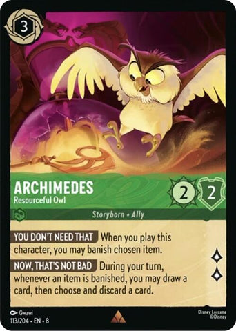 Archimedes - Resourceful Owl (113/204) [Reign of Jafar]