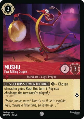 Mushu - Fast-Talking Dragon (130/204) [Reign of Jafar]