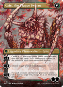 Grist, Voracious Larva // Grist, the Plague Swarm (Borderless) [Modern Horizons 3] Foil