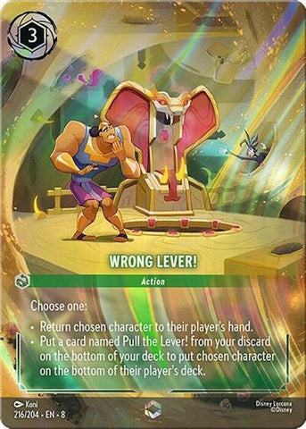 Wrong Lever! (Enchanted) (216/204) [Reign of Jafar]