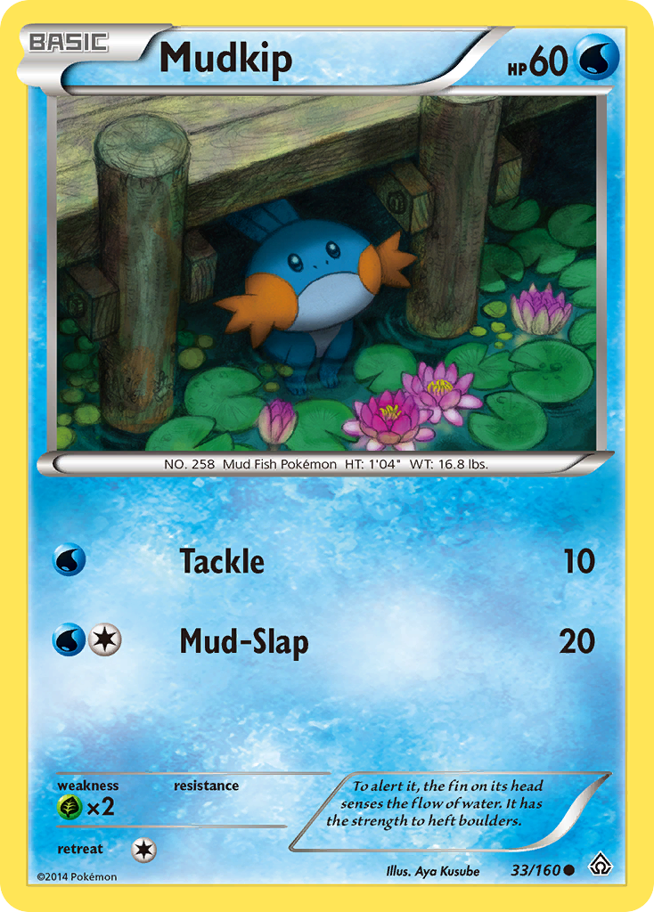 Mudkip (33/160) [XY: Primal Clash] Reverse Holofoil
