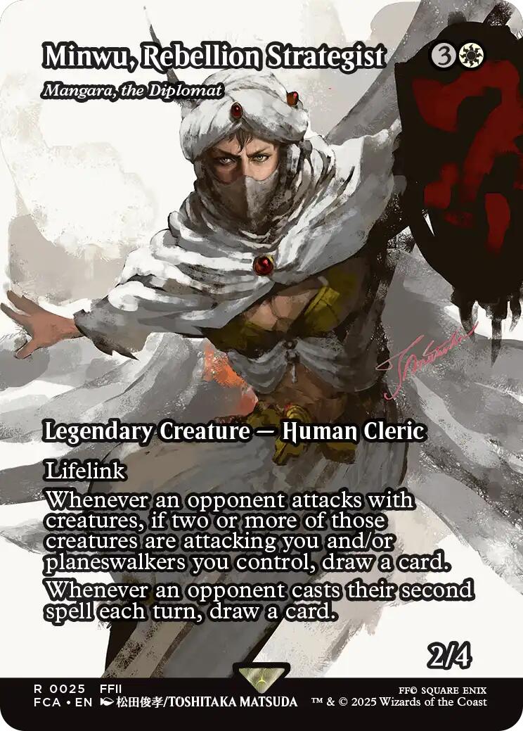 Minwu, Rebellion Strategist - Mangura, the Diplomat (Showcase) [FINAL FANTASY : Through the Ages] Foil