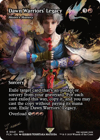 Dawn Warriors' Legacy - Mizzix's Mastery (Showcase) [FINAL FANTASY : Through the Ages] Foil