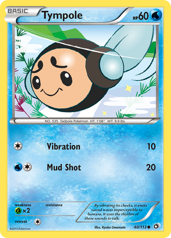 Tympole (40/113) [Black & White: Legendary Treasures] Reverse Holofoil