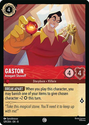 Gaston - Arrogant Showoff (129/204) [Reign of Jafar]