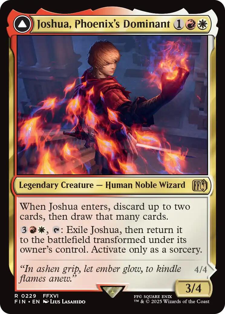 Joshua, Phoenix's Dominant [FINAL FANTASY : Through the Ages] Foil