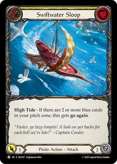 Swiftwater Sloop (Yellow) [SEA167] (High Seas)