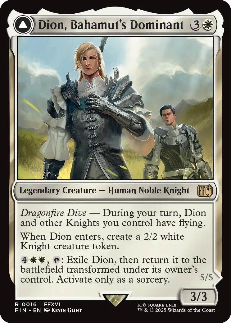 Dion, Bahamut's Dominant [FINAL FANTASY] Foil