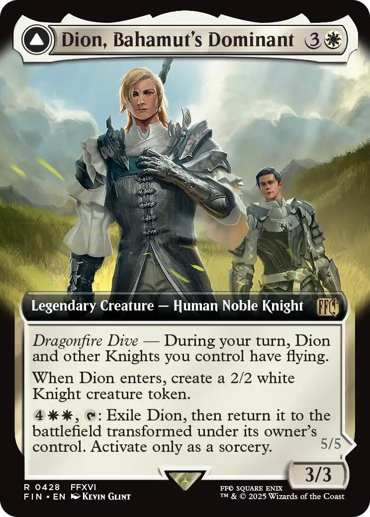Dion, Bahamut's Dominant (Extended Art) [FINAL FANTASY] Foil