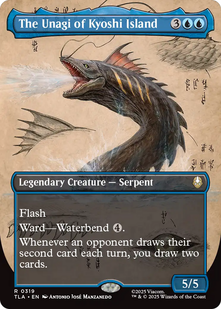 The Unagi of Kyoshi Island (Borderless) [Avatar: The Last Airbender] Foil