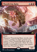 Thundering Raiju (Extended Art) [Kamigawa: Neon Dynasty] Foil