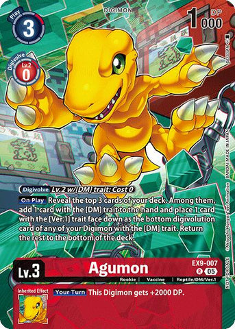 Agumon [EX9-007] (Digital Monster Day Commemoration Event Participant) [Promotion Cards]
