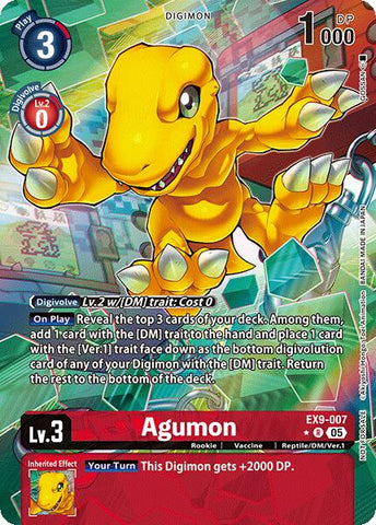 Agumon [EX9-007] (Digital Monster Day Commemoration Event Winner) [Promotion Cards]