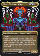 Kess, Dissident Mage (Borderless) [Secret Lair Drop Series] Foil