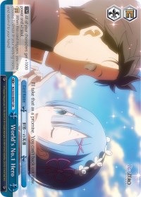 World's No.1 Hero (RZ/S55-E097 CR) [Re:ZERO Vol.2]