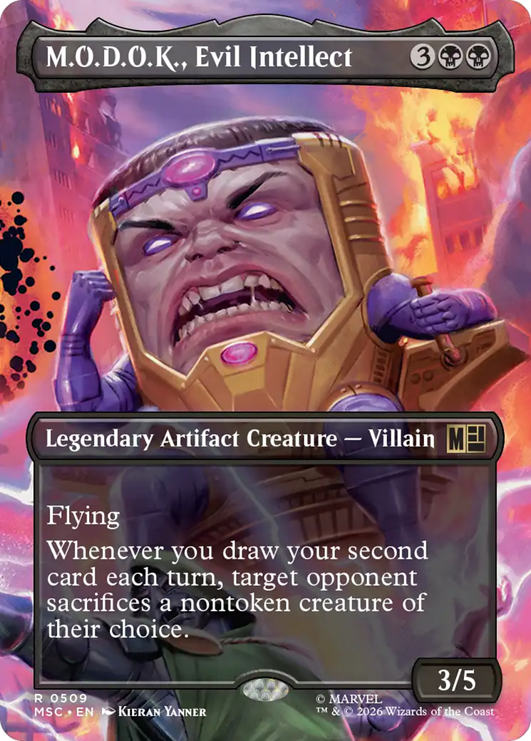 M.O.D.O.K., Evil Intellect (Borderless) [Marvel Super Heroes Commander] Foil