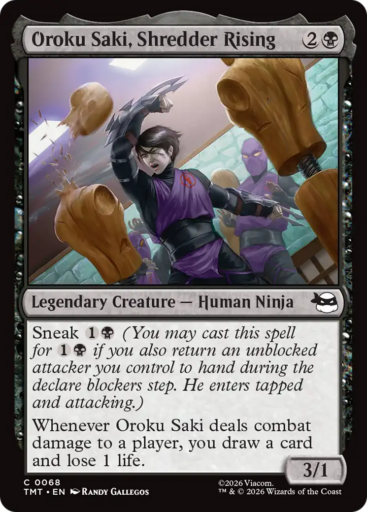 Oroku Saki, Shredder Rising [Teenage Mutant Ninja Turtles] Foil