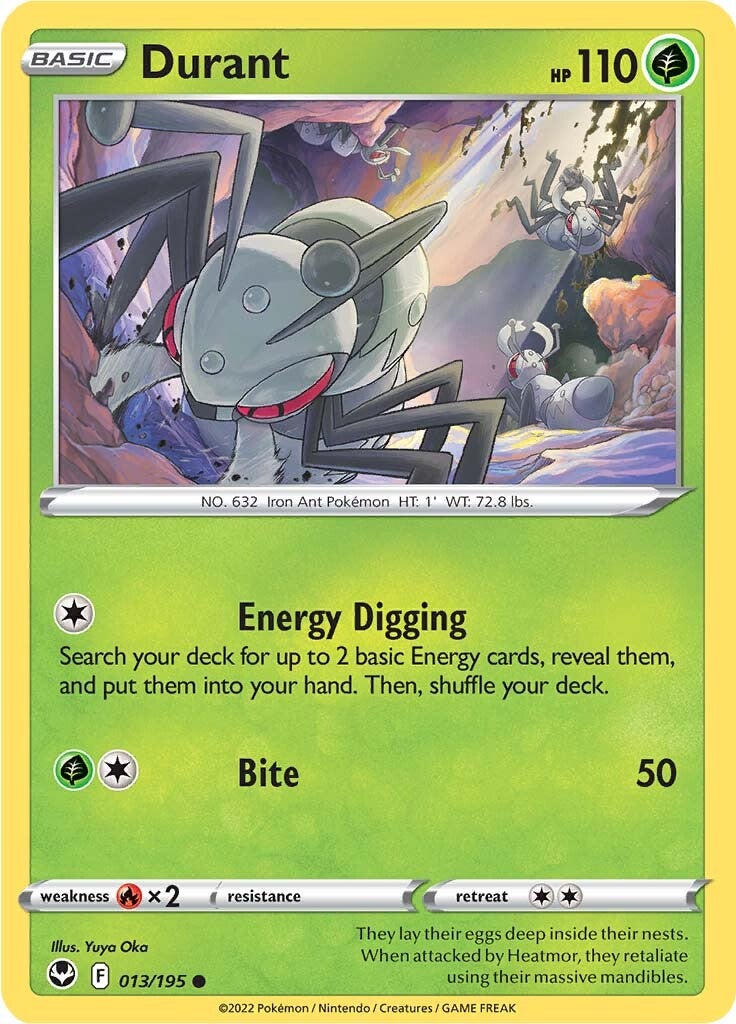 Durant (013/195) [Sword & Shield: Silver Tempest] Reverse Holofoil