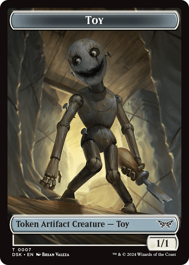 Toy Token [Duskmourn: House of Horror Tokens] Foil