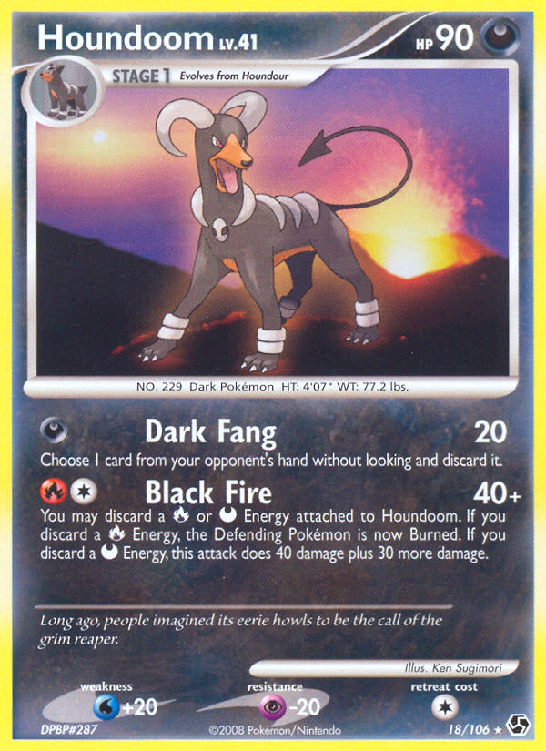 Houndoom (18/106) [Diamond & Pearl: Great Encounters] Reverse Holofoil